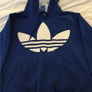 Adidas Men’s Small Royal Blue Pullover Hoodie